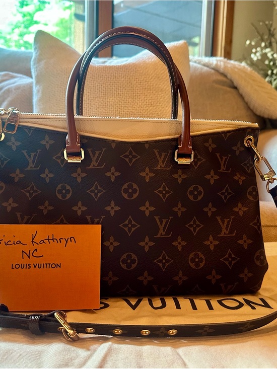 Louis Vuitton Handbags - Louis Vuitton Monogram Pallas MM - Such a rare beauty in this color combo